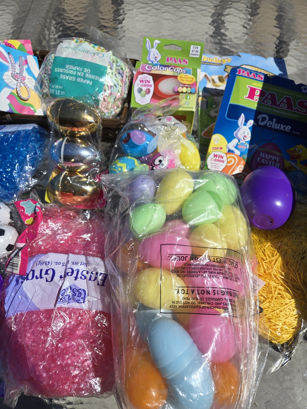 Easter Stuff Assorted Pastel Plastic Easter Eggs - Multicolor Pack